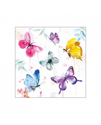 Servetele de masa, 20 buc, 33x33 cm, Butterfly Collection - AMBIENTE